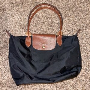 Small Longchamp Black Tote